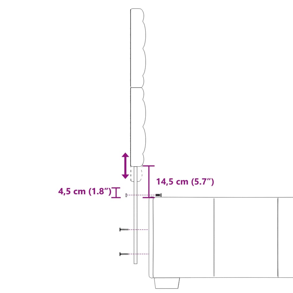 vidaXL Sommier à lattes de lit avec matelas Gris clair 90x200 cm Tissu