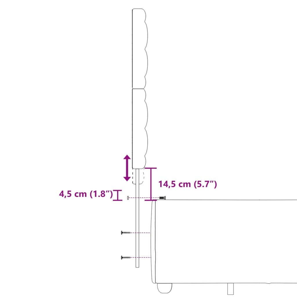 vidaXL Sommier à lattes de lit avec matelas Gris foncé 160x200cm Tissu