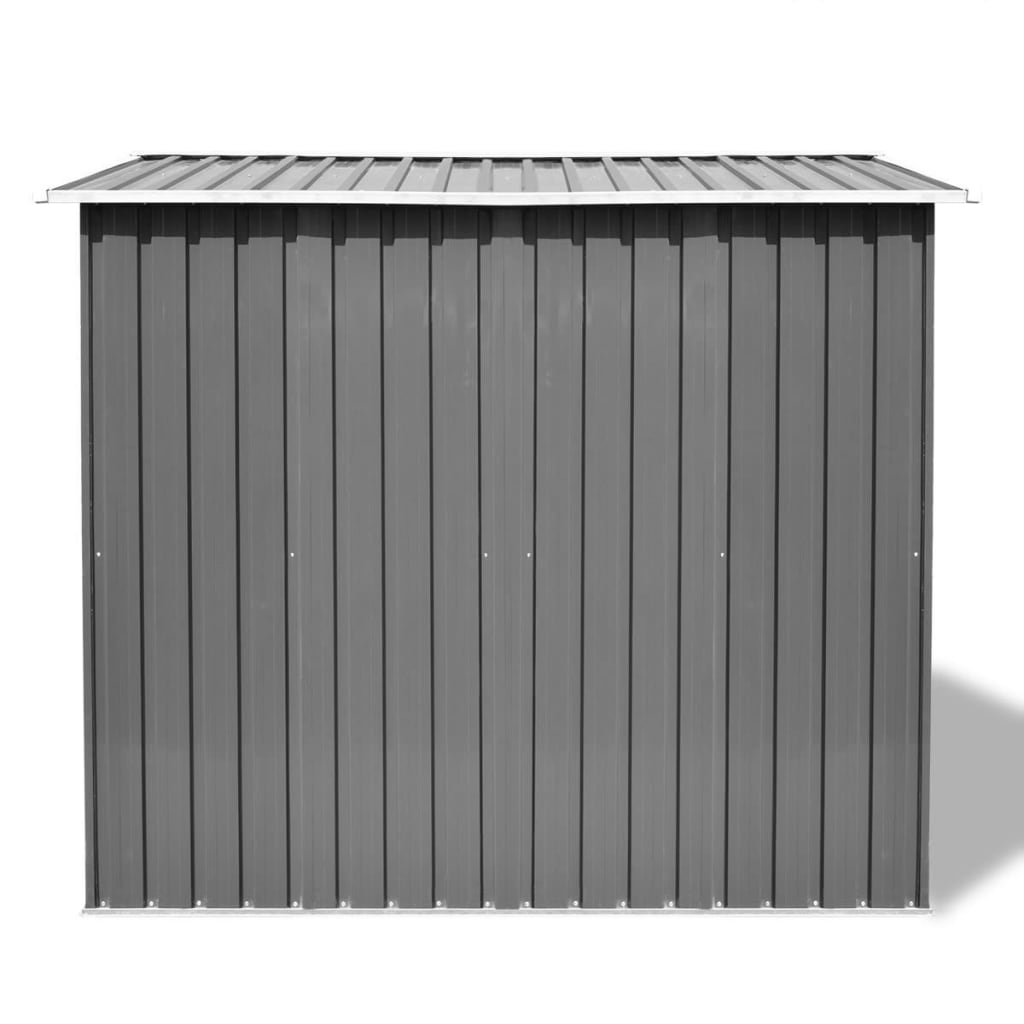 vidaXL Abri de stockage pour jardin métal gris 257x205x178 cm