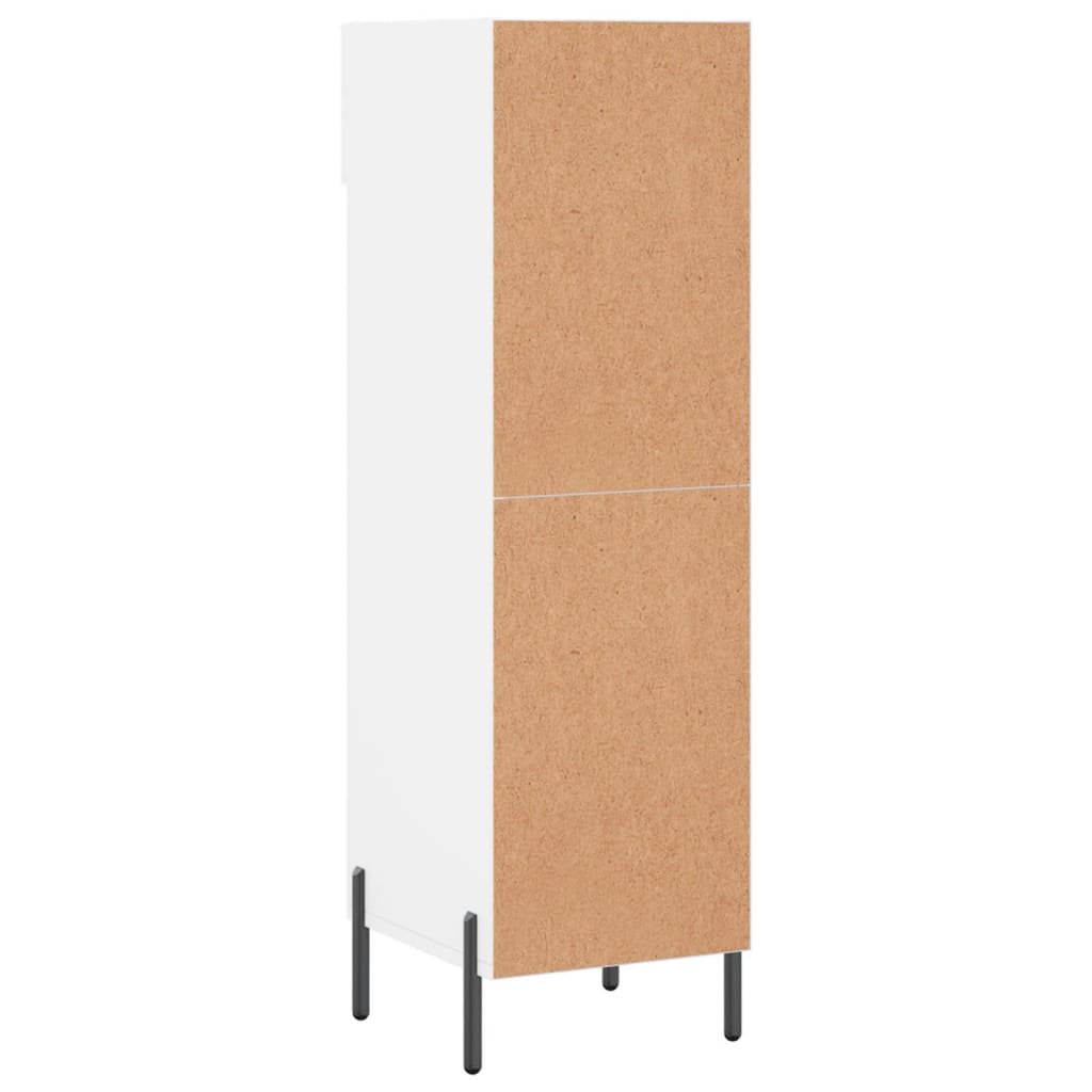 vidaXL Armoire à chaussures blanc 30x35x105 cm bois d'ingénierie