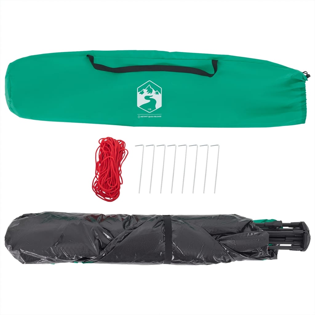 vidaXL Tente de plage 3 personnes libération rapide imperméable