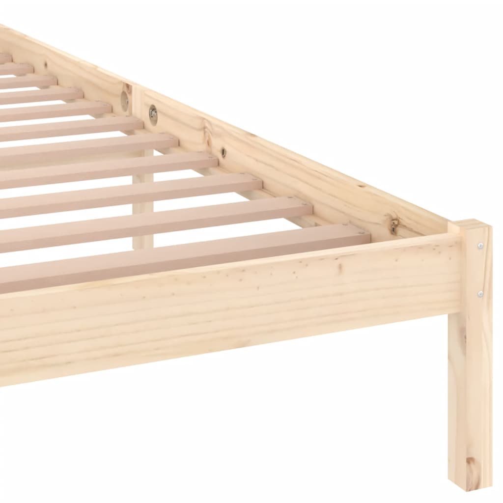 vidaXL Cadre de lit sans matelas bois massif de pin 140x200 cm