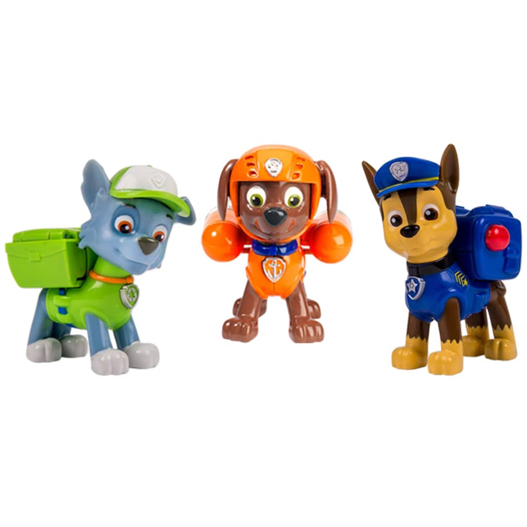 Paw Patrol Chiots jouet d'action Rocky/Zuma/Chase