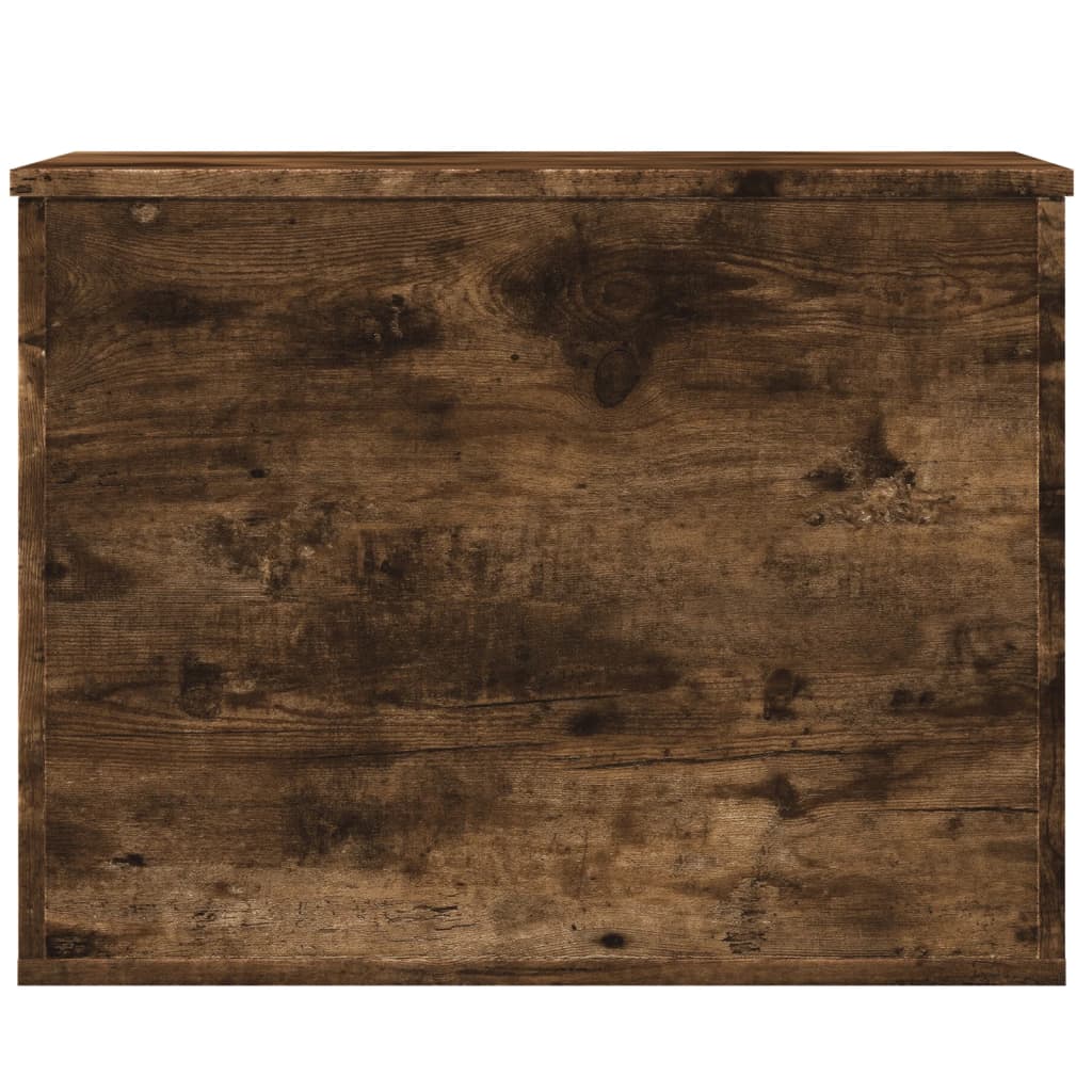 vidaXL Boîte de rangement chêne fumé 60x42x46 cm bois d'ingénierie