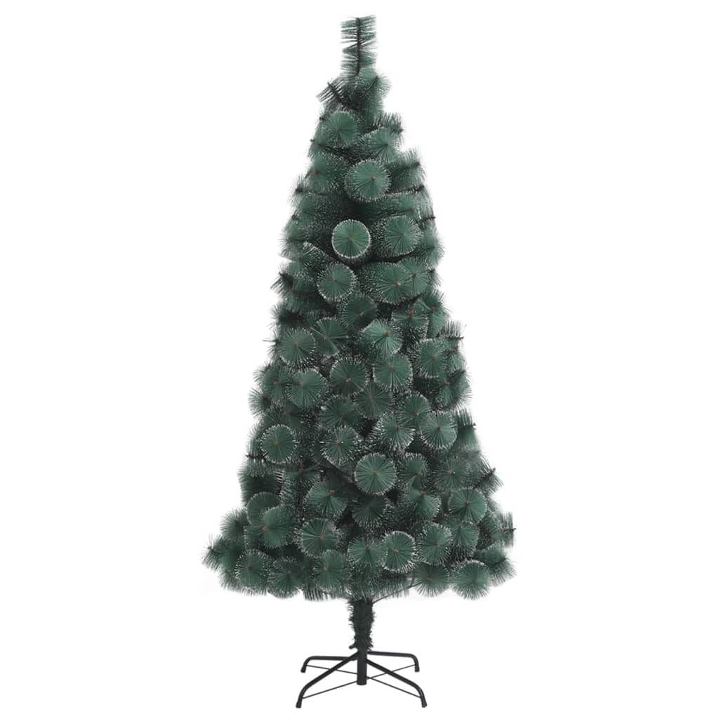 vidaXL Arbre de Noël artificiel avec LED et boules Vert 120 cm PVC PE
