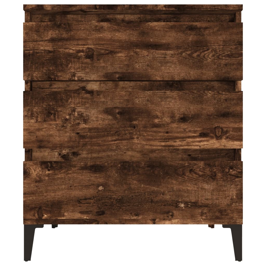 vidaXL Buffet Chêne fumé 60x35x70 cm Bois d'ingénierie