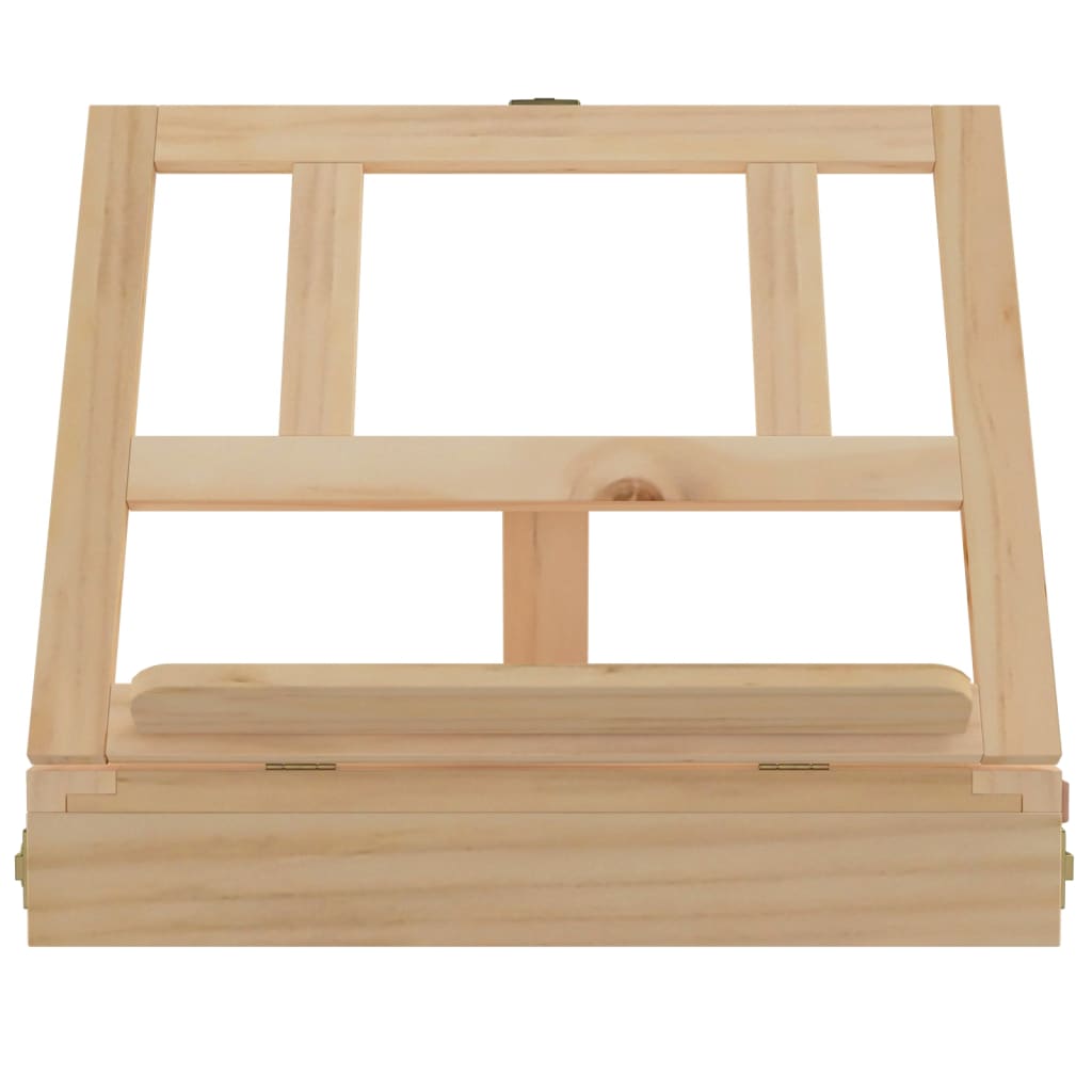 vidaXL Chevalet de table avec tiroir 33,5x25,5x7 cm bois massif de pin