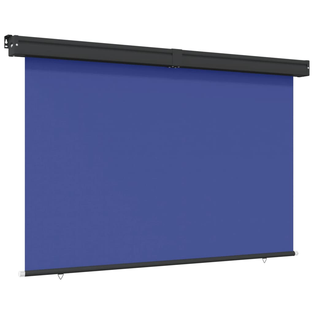 vidaXL Auvent latéral de balcon 165x250 cm Bleu