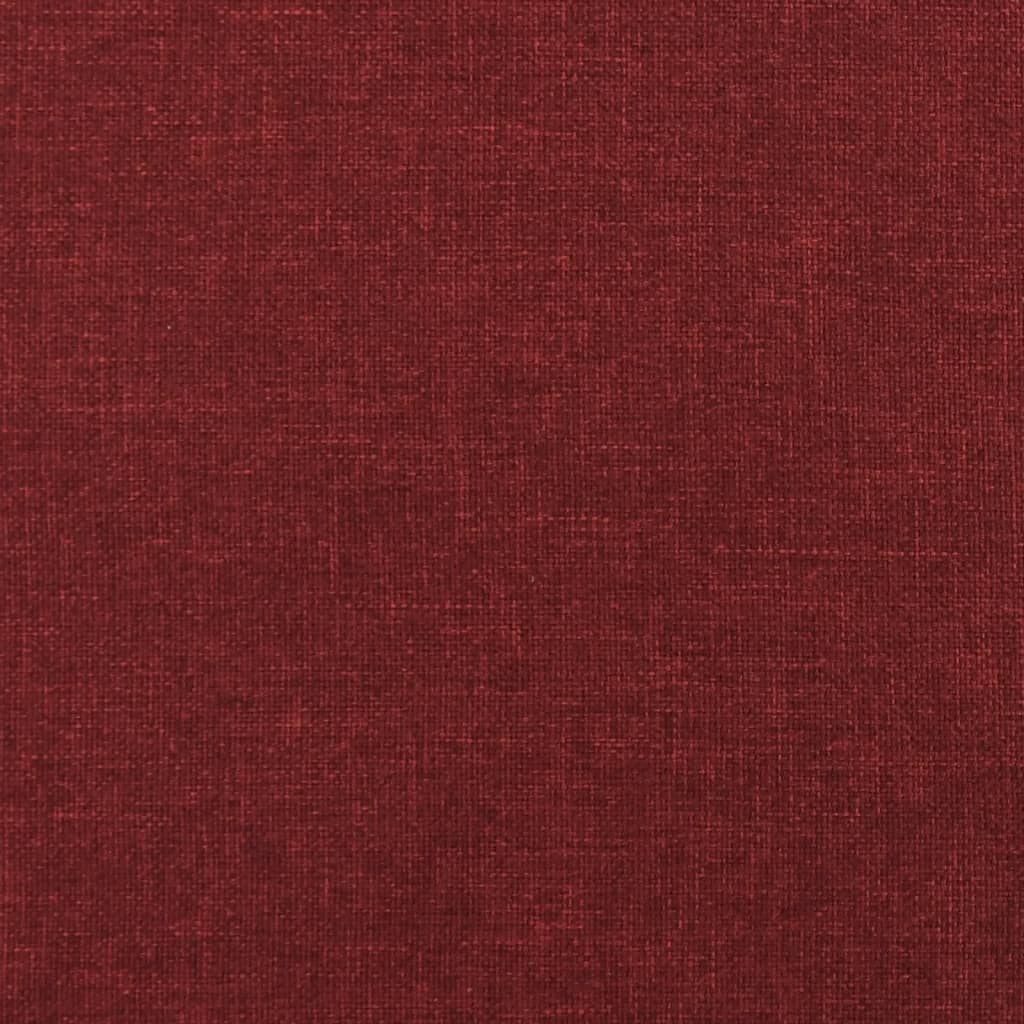 vidaXL Panneaux muraux 12 pcs Rouge bordeaux 90x15 cm Tissu 1,62 m²