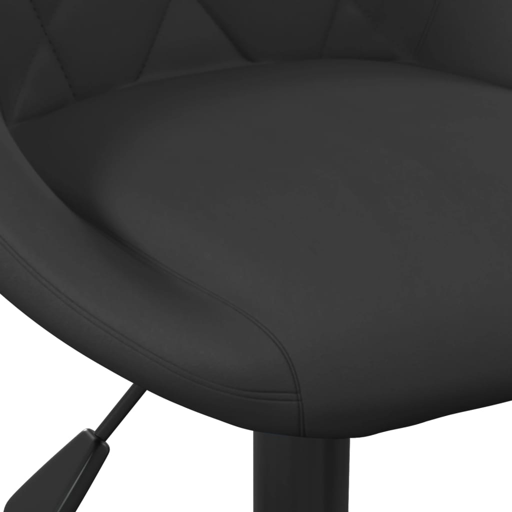 vidaXL Tabouret de bar Noir Velours