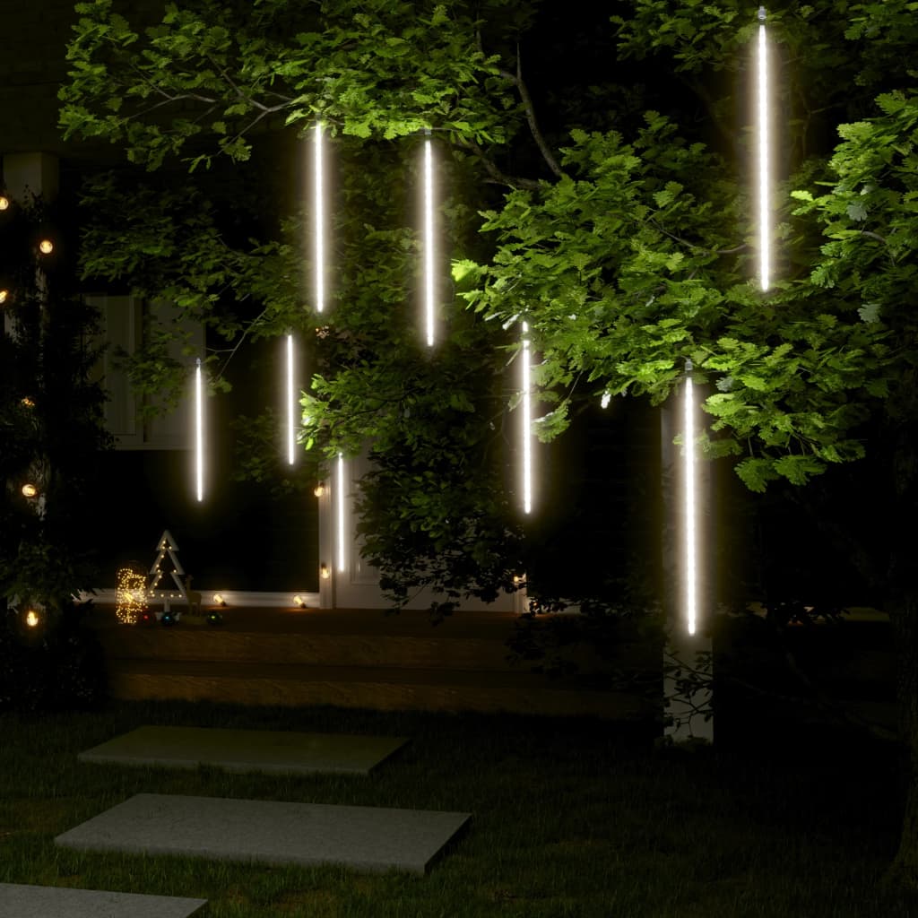 vidaXL Guirlandes lumineuses 8 pcs 50 cm 288 LED blanc froid