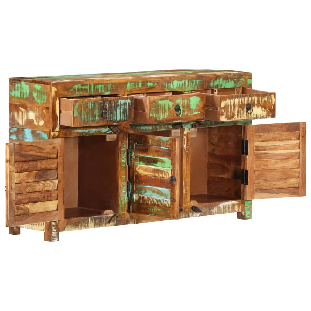 vidaXL Buffet 110x30x65 cm Bois massif de récupération