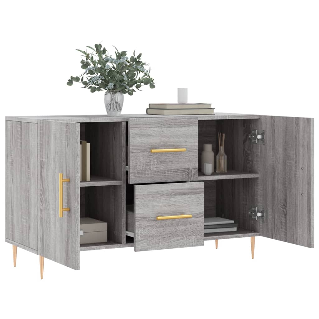 vidaXL Buffet sonoma gris 100x36x60 cm bois d'ingénierie