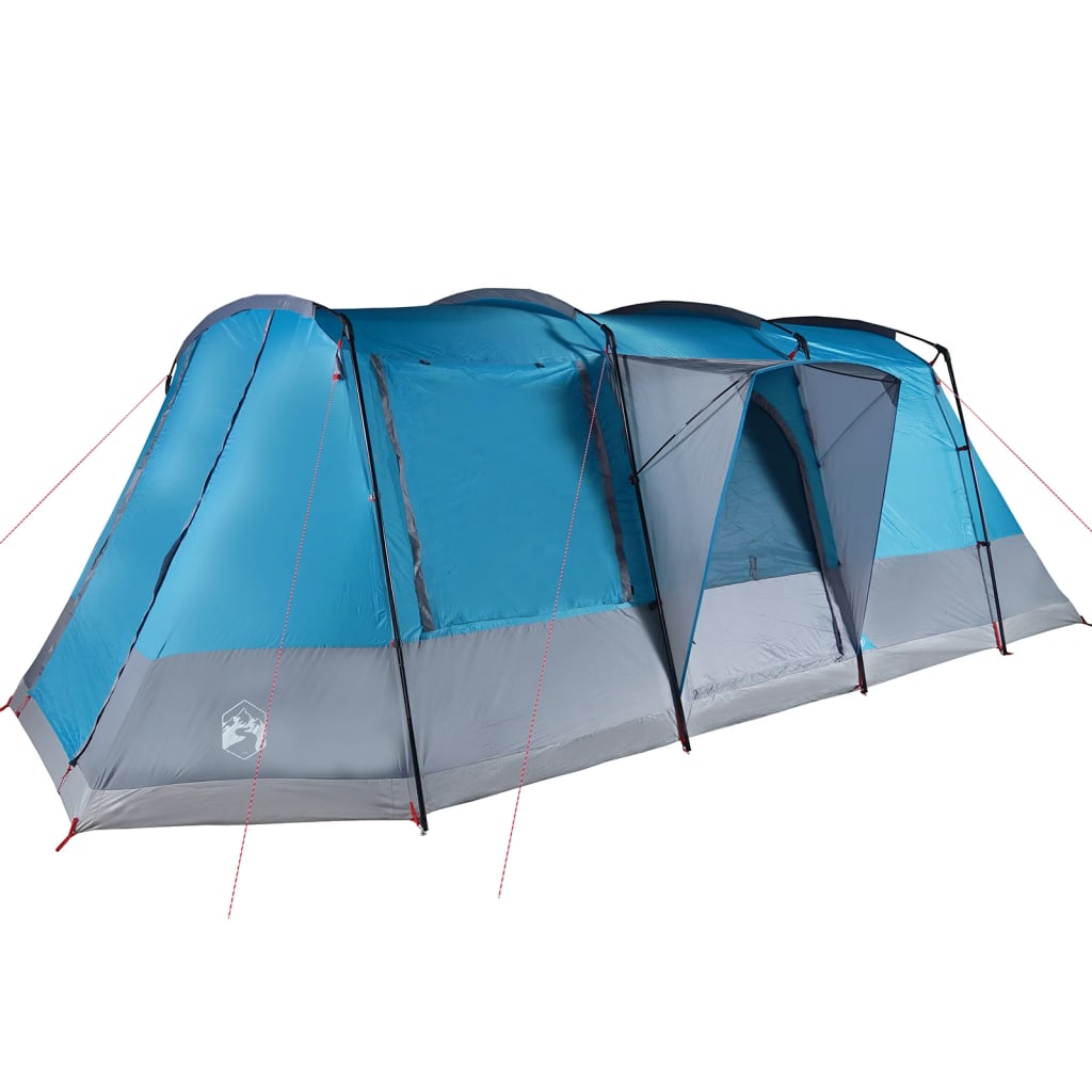 vidaXL Tente de camping tunnel 4 personnes bleu imperméable