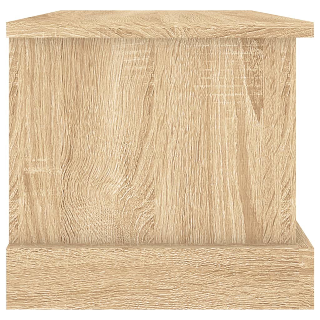 vidaXL Boîte de rangement chêne sonoma 50x30x28 cm bois d'ingénierie