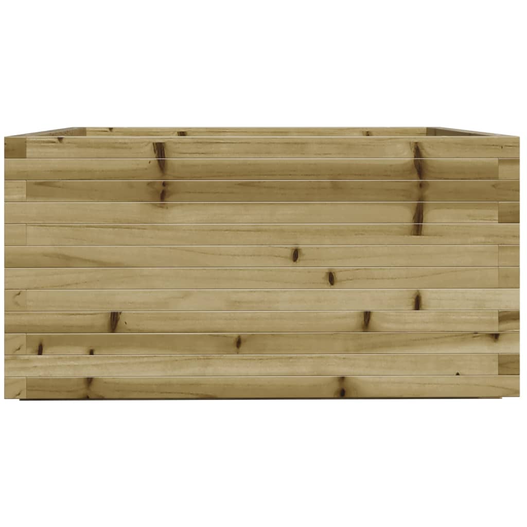 vidaXL Jardinière 90x90x49,5 cm bois de pin imprégné