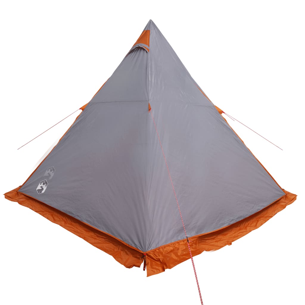 vidaXL Tente familiale tipi 6 personnes gris imperméable