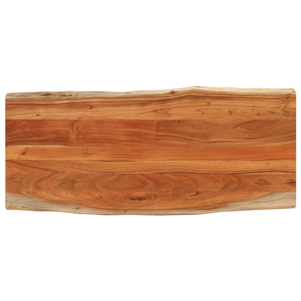 vidaXL Dessus de table 140x60x2,5cm rectangulaire bois massif d'acacia