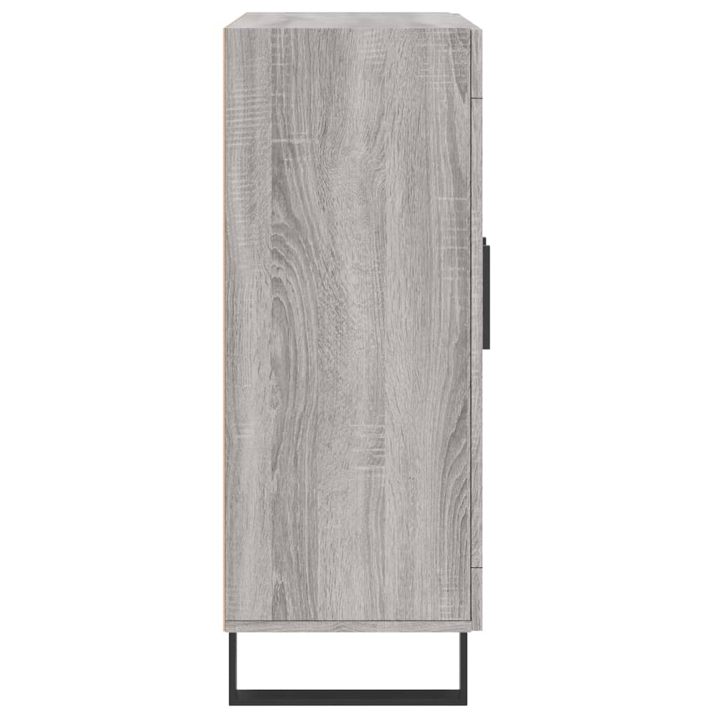 vidaXL Buffet sonoma gris 69,5x34x90 cm bois d'ingénierie