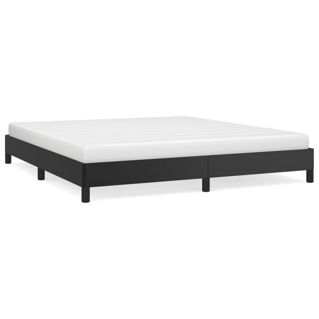 vidaXL Cadre de lit sans matelas noir 180x200 cm similicuir