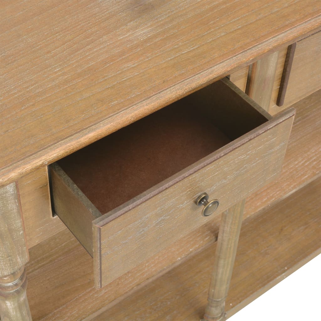 vidaXL Table console 110x30x76 cm bois d'ingénierie