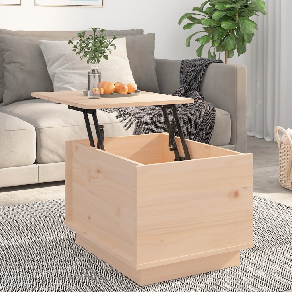 vidaXL Table basse 40x50x35 cm Bois massif de pin