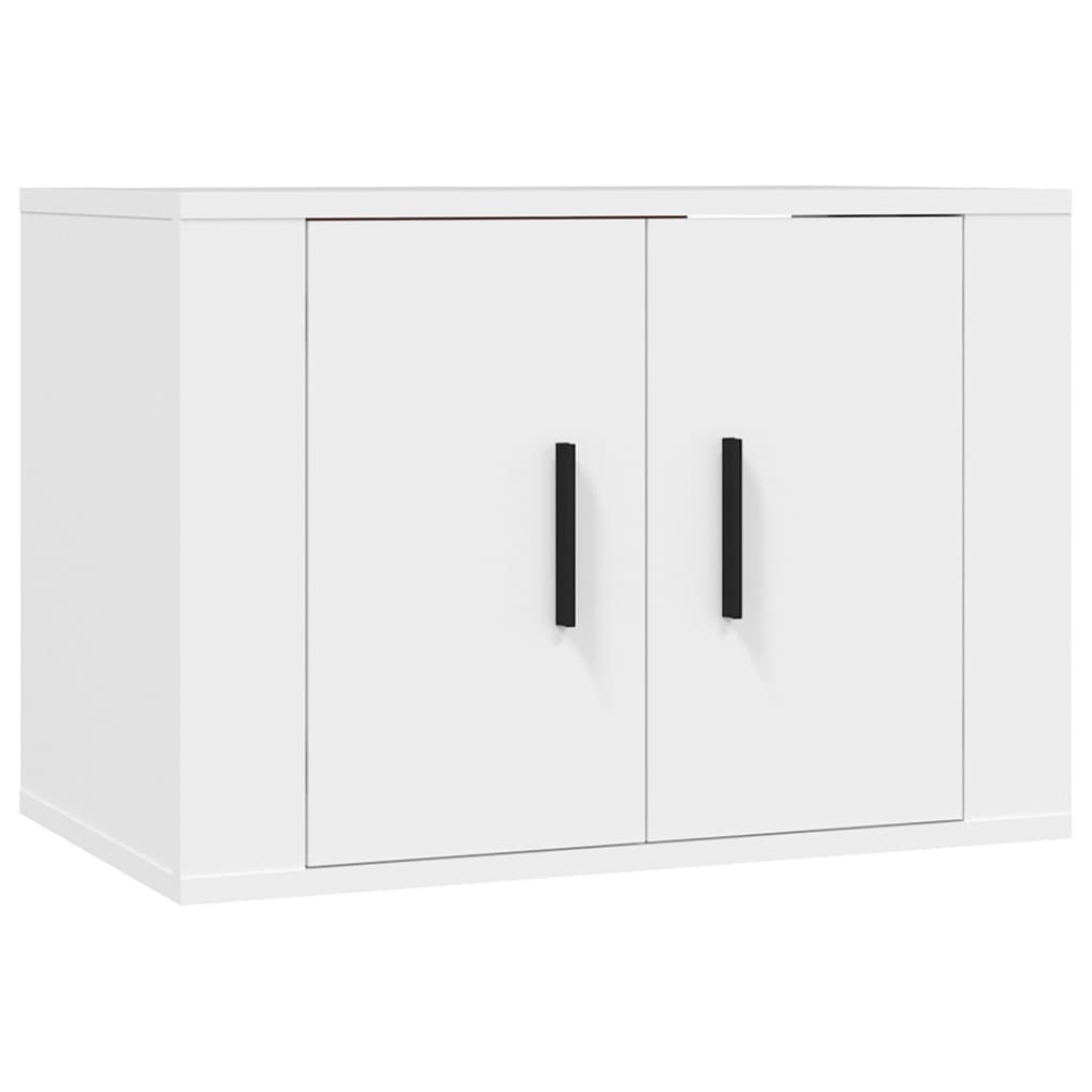 vidaXL Ensemble de meubles TV 5 pcs Blanc Bois d'ingénierie