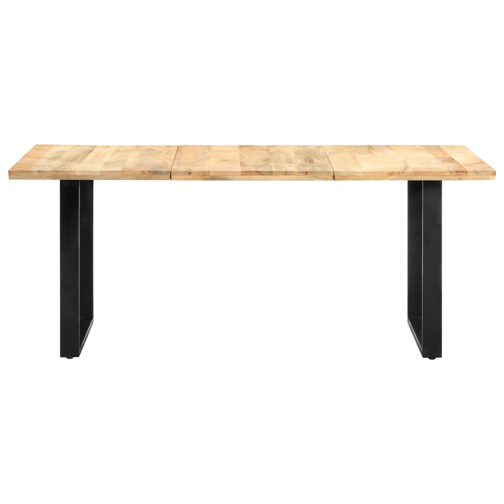 vidaXL Table de salle à manger 180x90x76 cm bois de manguier massif