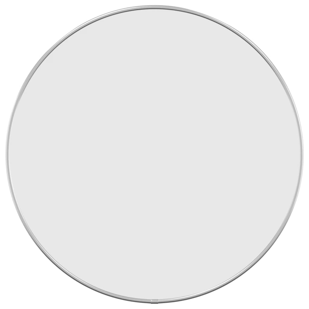 vidaXL Miroir mural Argenté Ø 50 cm Rond