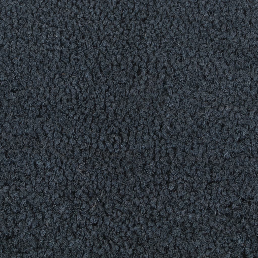 vidaXL Tapis de porte gris foncé demi-rond 40x60 cm
