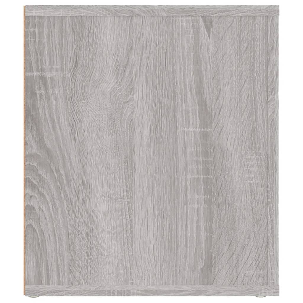 vidaXL Meuble TV Sonoma gris 100x35x40 cm Bois d'ingénierie