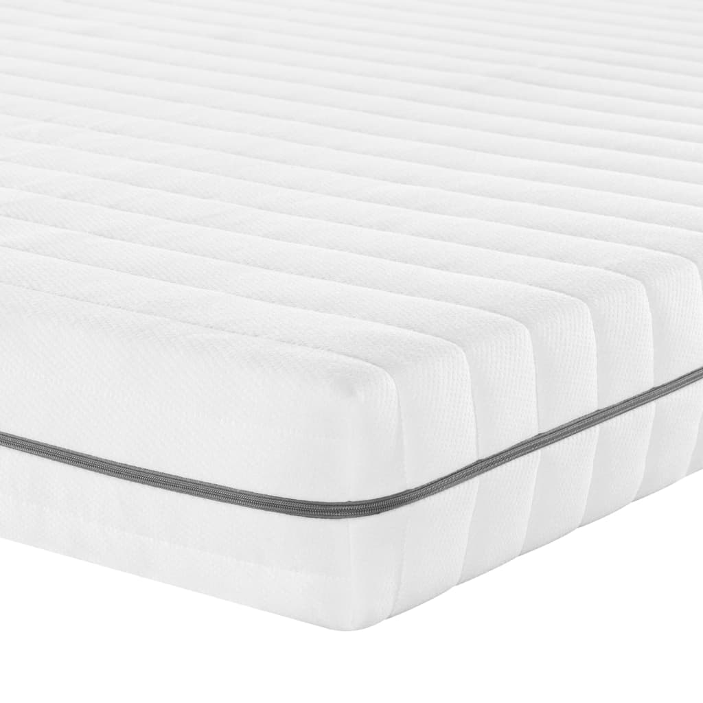 vidaXL Matelas en mousse moyennement doux 160x200 cm