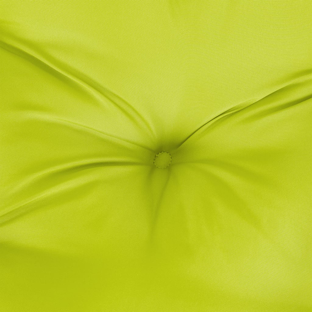 vidaXL Coussin de palette vert vif 120x80x12 cm tissu