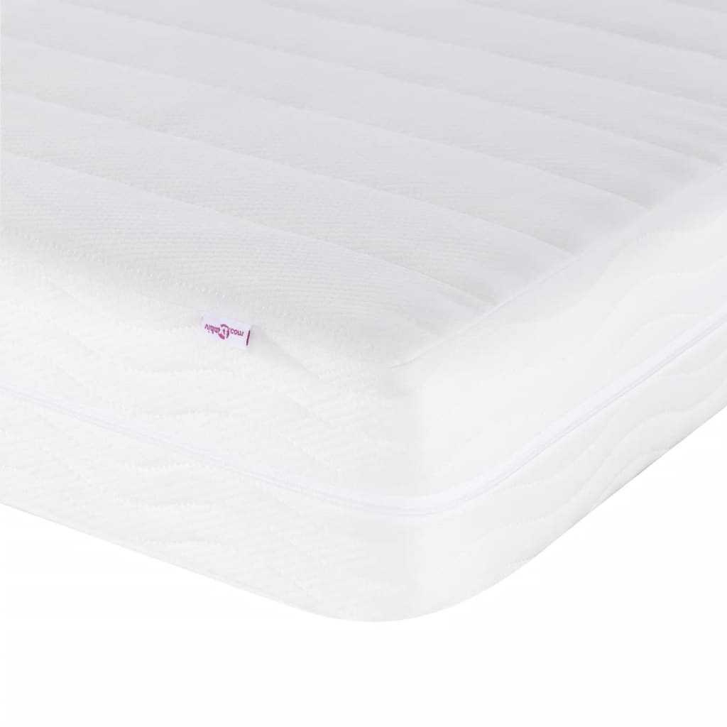 vidaXL Lit avec matelas marron 90x200 cm similicuir