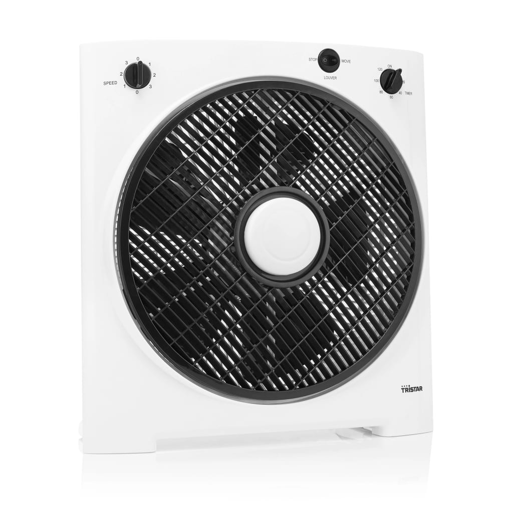 Tristar Ventilateur boîte VE-5858 30 W 30 cm Blanc et noir