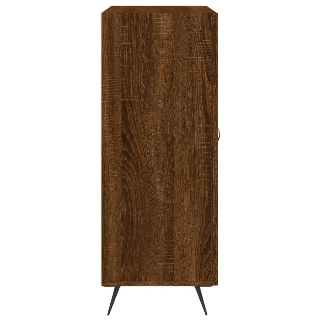 vidaXL Buffet chêne marron 69,5x34x90 cm bois d'ingénierie