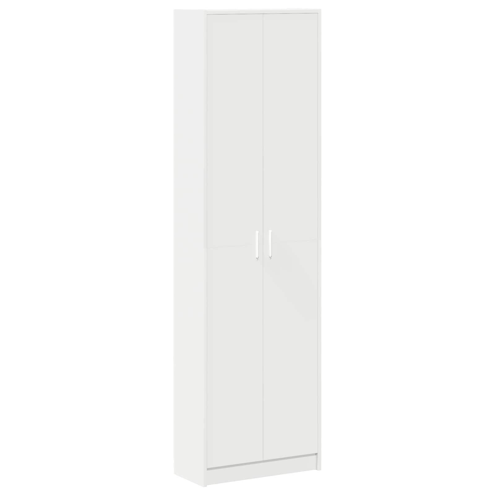 vidaXL Armoire avec étagère Blanc 55 x 25 x 189 cm Bois d'ingénierie | vidaxl-ch