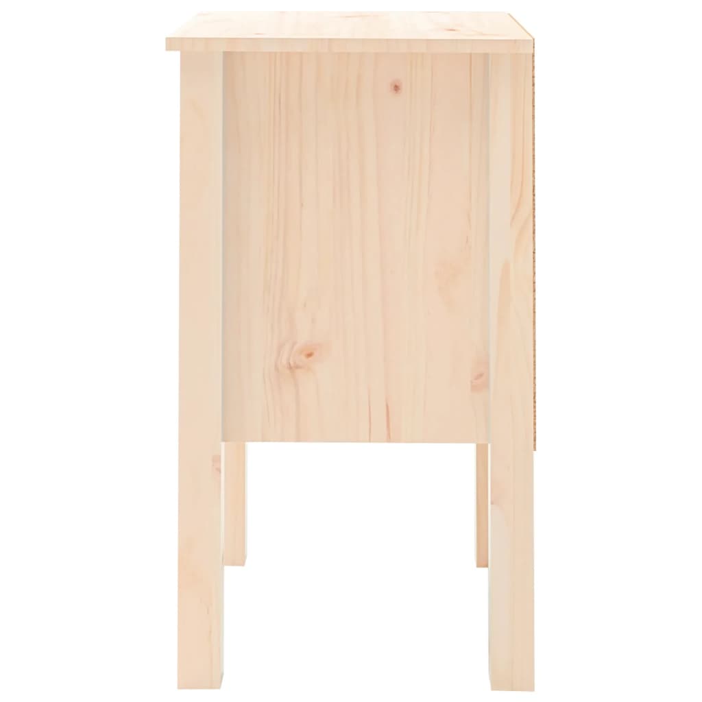 vidaXL Table de chevet 40x35x61,5 cm Bois de pin massif