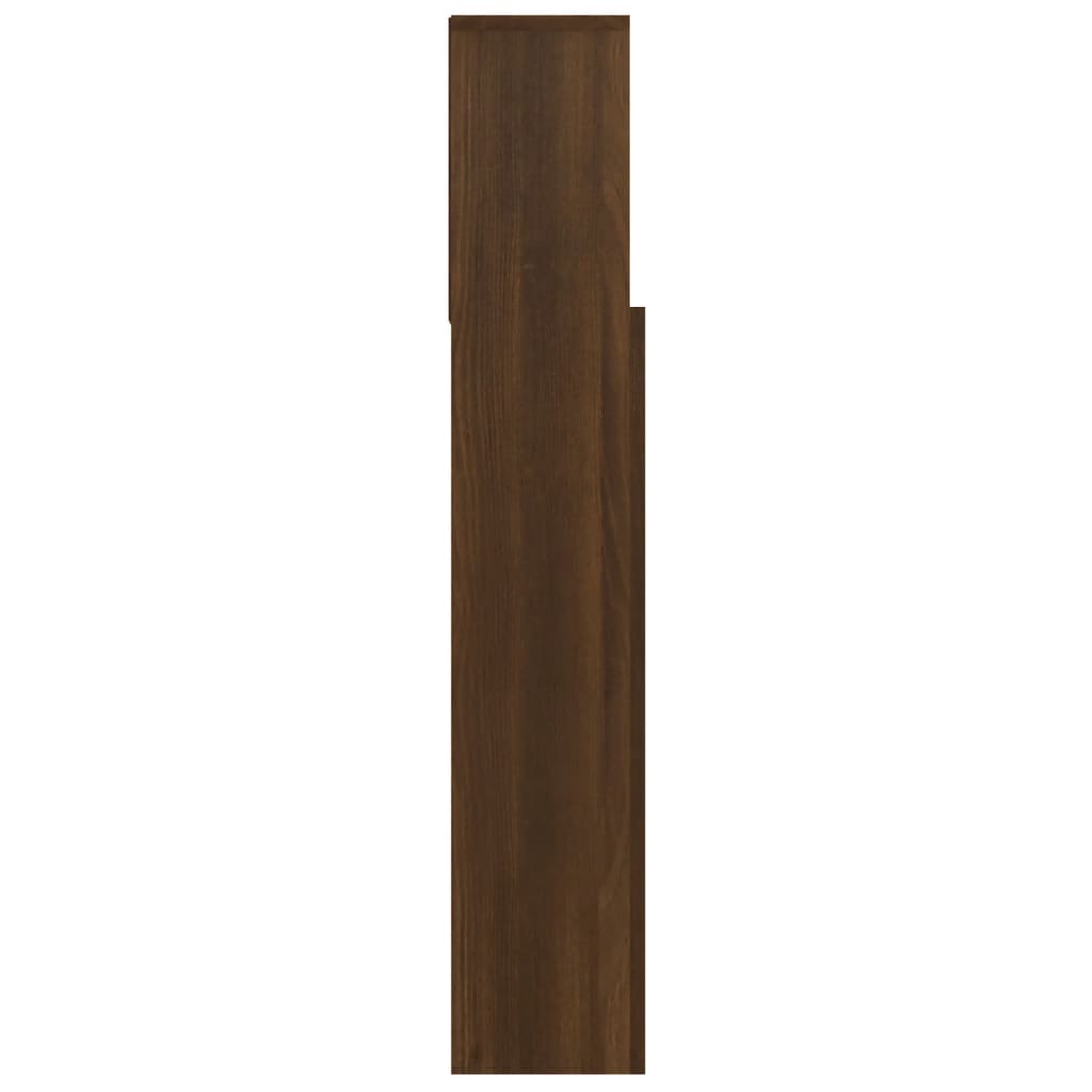 vidaXL Armoire de tête de lit Chêne marron 100x19x103,5 cm