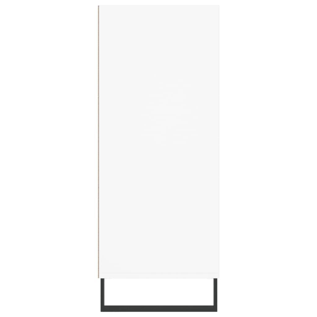 vidaXL Buffet haut blanc 57x35x90 cm bois d'ingénierie