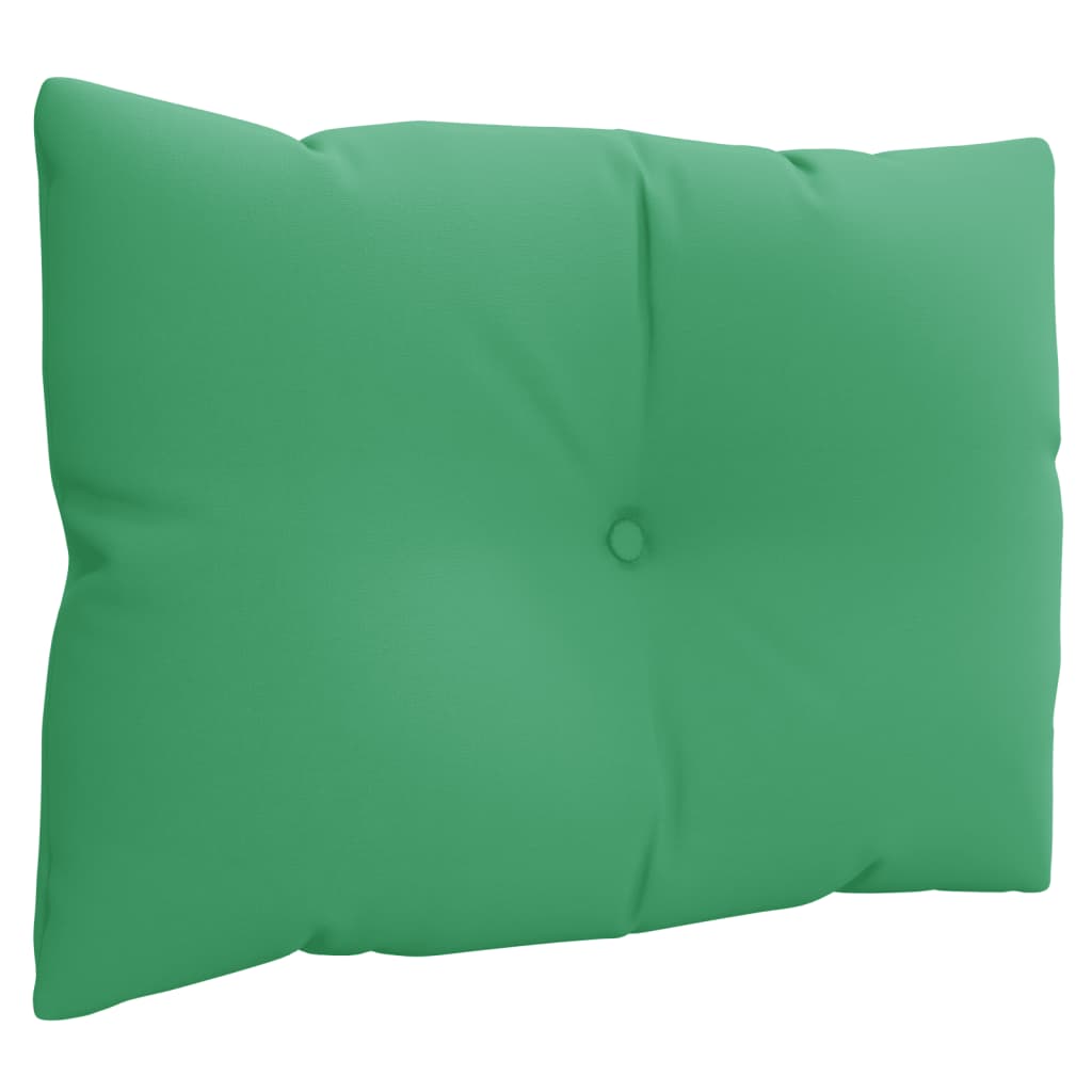 vidaXL Coussins de palette lot de 3 vert tissu