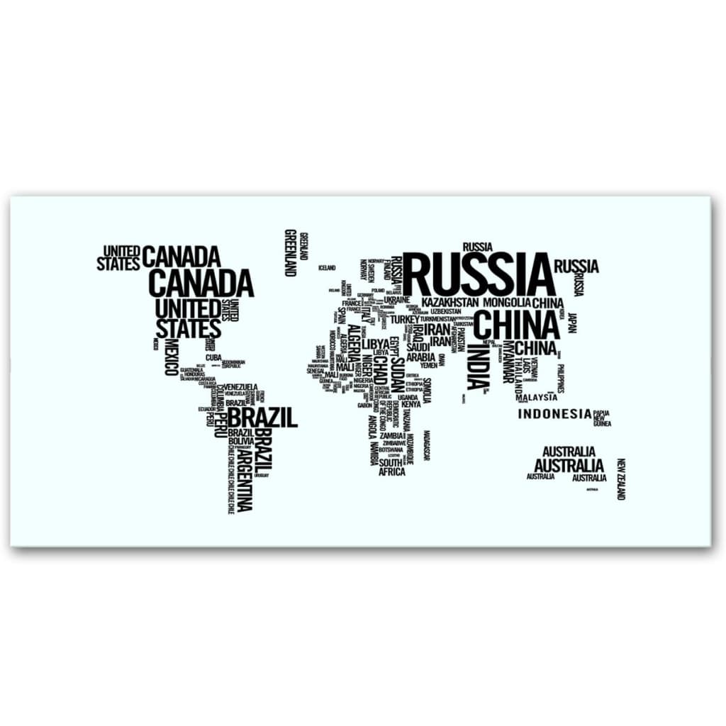 Bureau rectangulaire avec motif de carte du monde