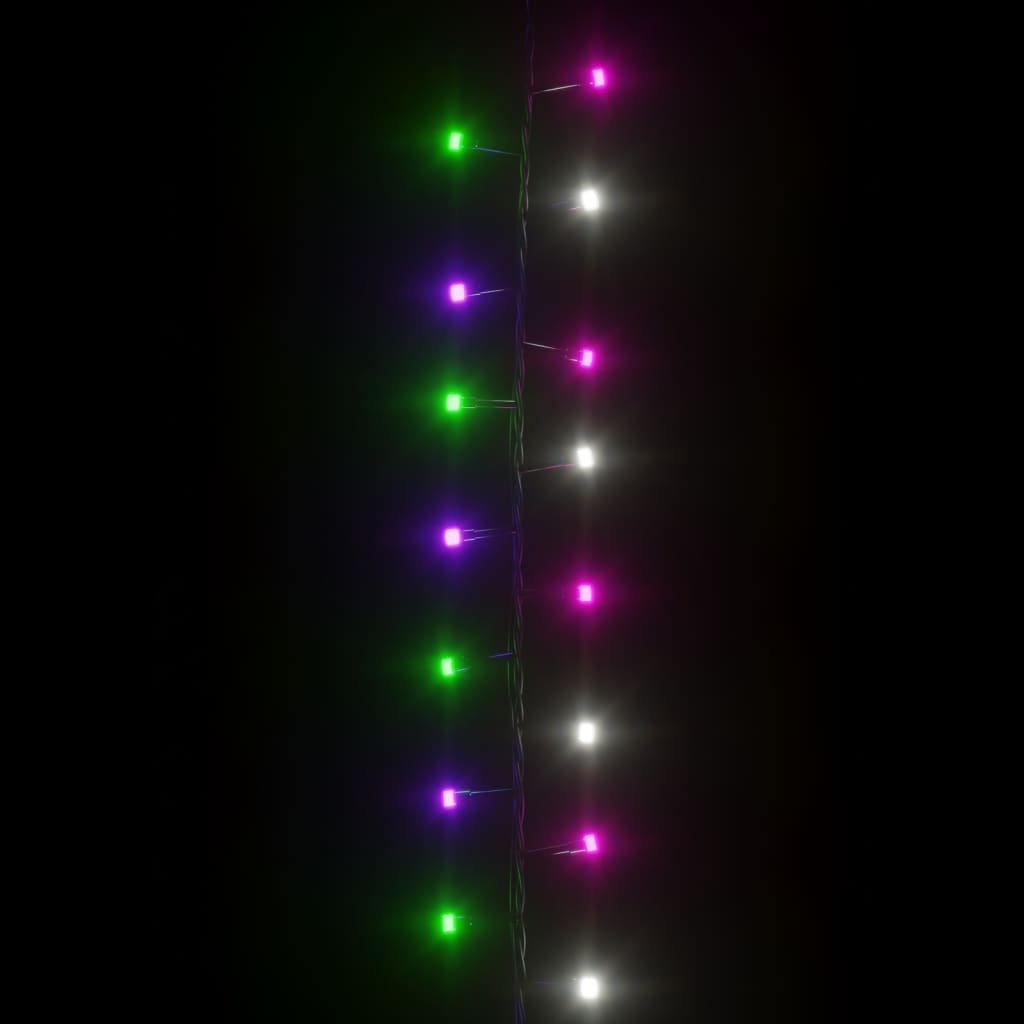 vidaXL Guirlande LED compacte avec 400 LED Multicolore pastel 13 m PVC