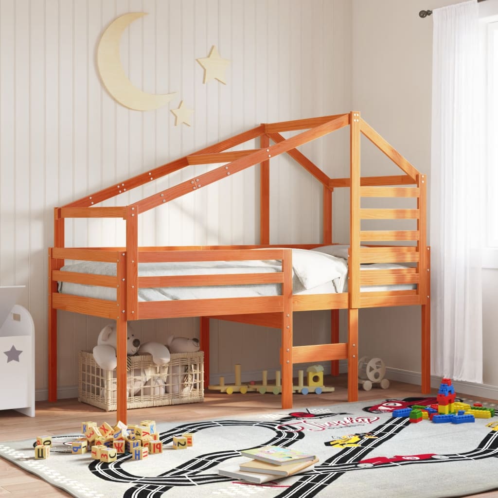 vidaXL Toit de lit pour enfants 188x82x113 cm bois de pin massif