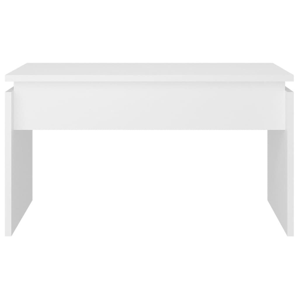 vidaXL Table basse Blanc 68x50x38 cm Aggloméré
