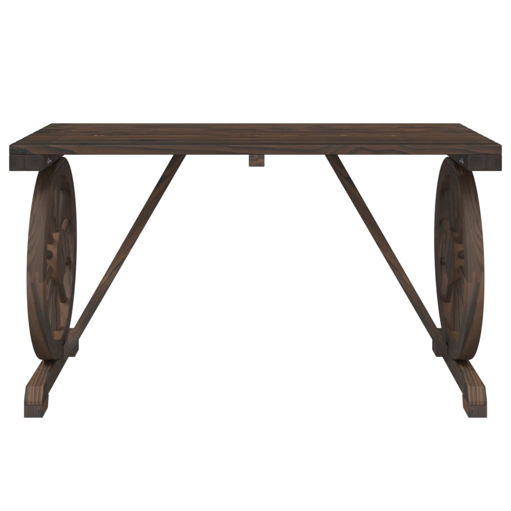 vidaXL Table de jardin 115x55x65 cm bois de sapin massif