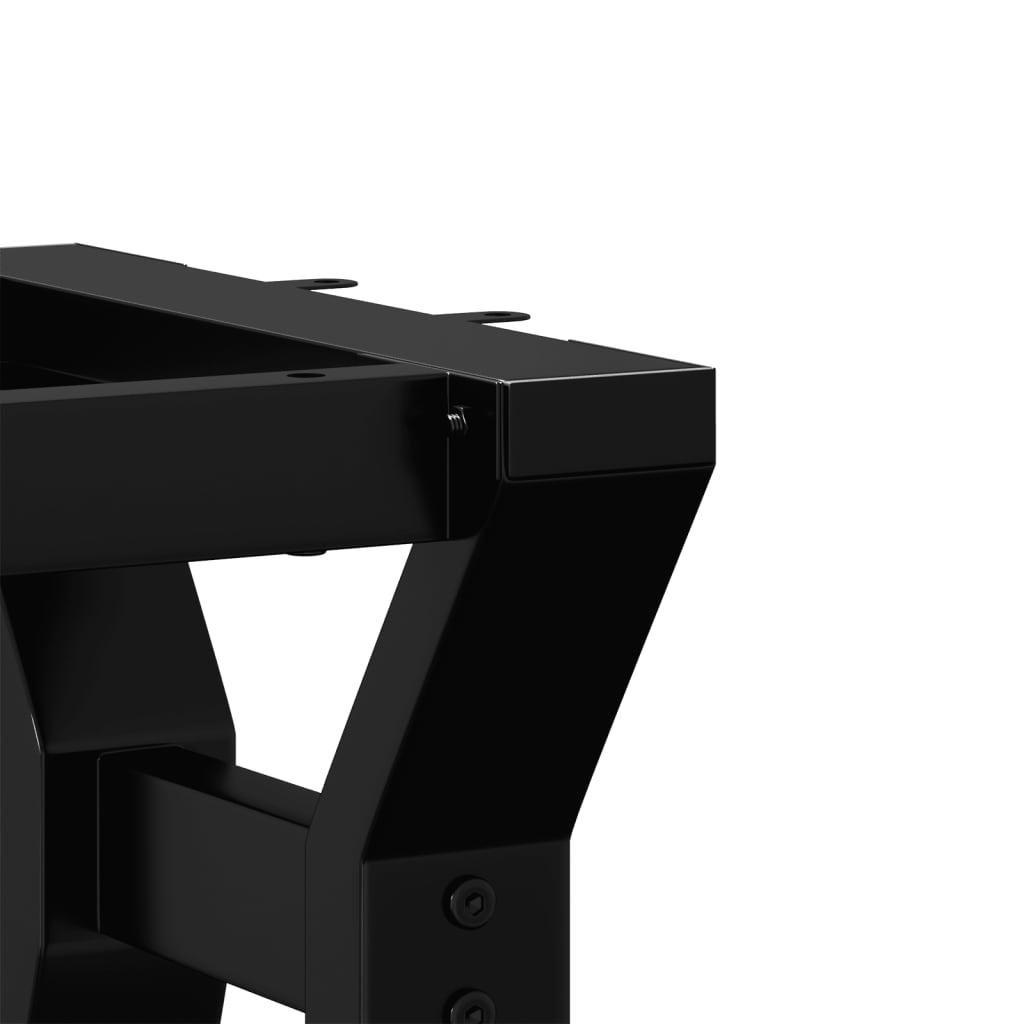 vidaXL Pieds de table basse cadre en Y 40x40x33 cm fonte
