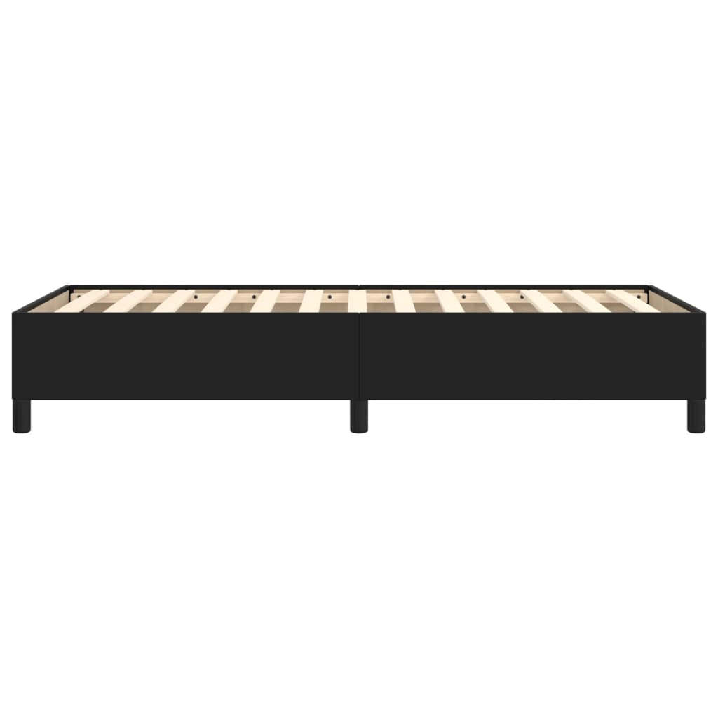 vidaXL Cadre de lit sans matelas noir 80x200 cm similicuir