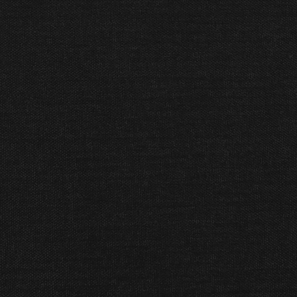 vidaXL Tête de lit avec oreilles Noir 83x23x78/88 cm Tissu