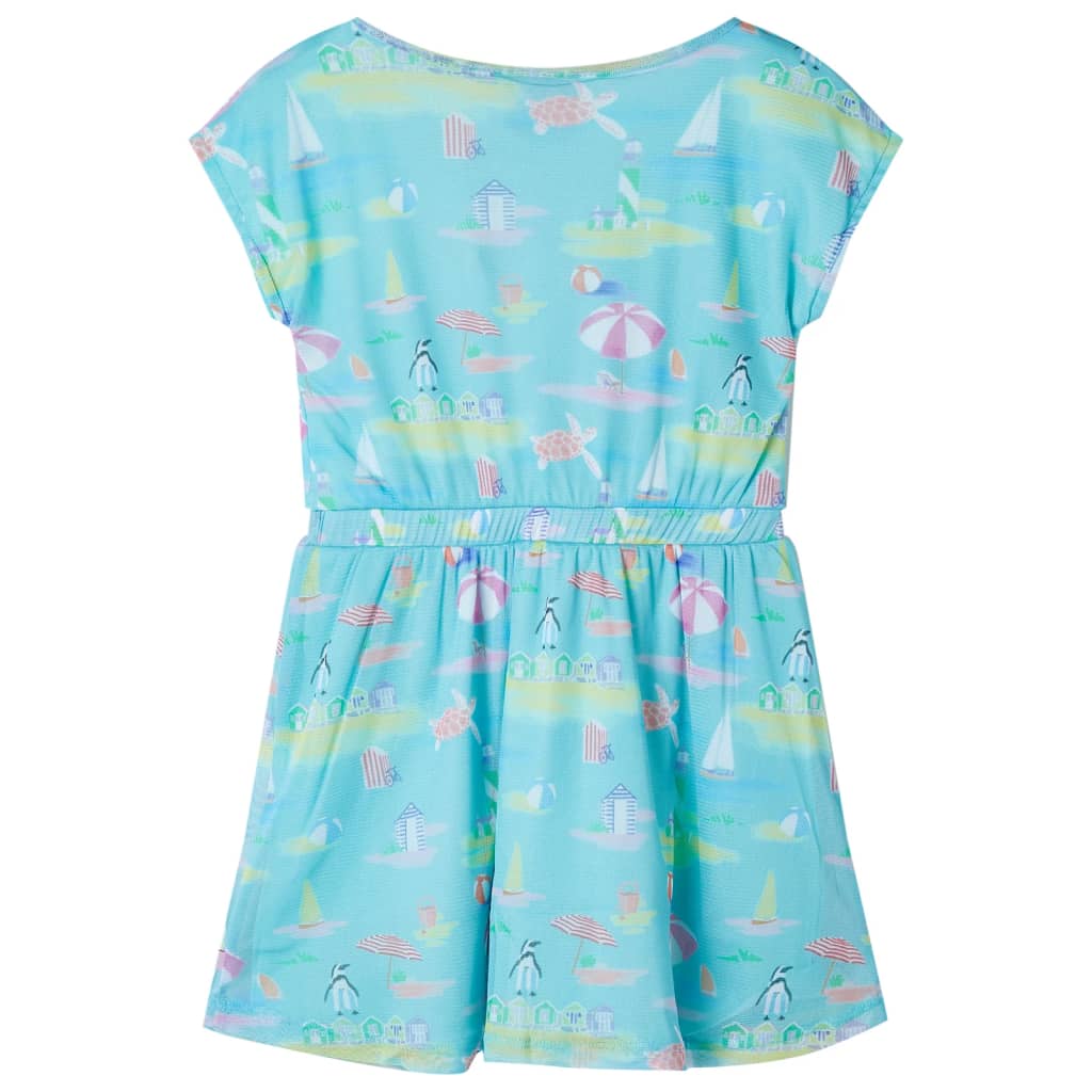 Robe pour enfants aqua clair 116